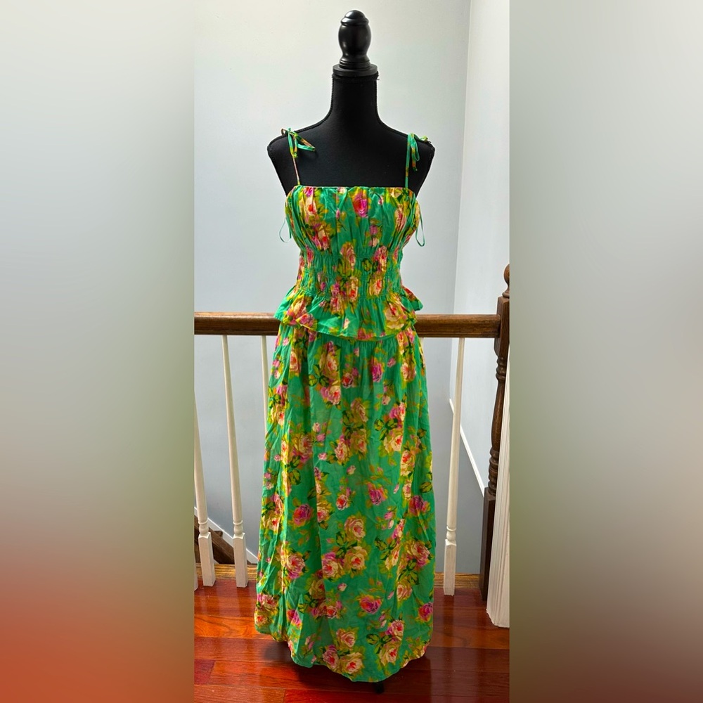 🌸NWT J.Crew Two-Piece Set – Garden Rose Print (skirt size M/ top size S)🌸